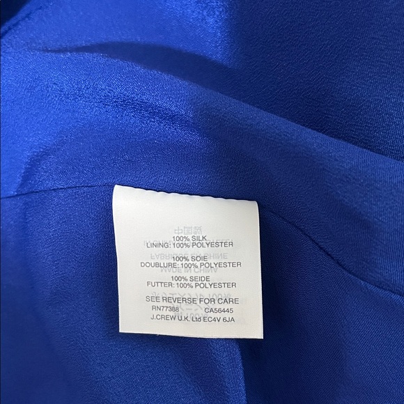 J. Crew 100% Silk Pleated Floral Dress Sz 4 - Picture 8 of 8